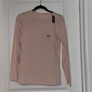 Long sleeve lands end shaped fit shirt